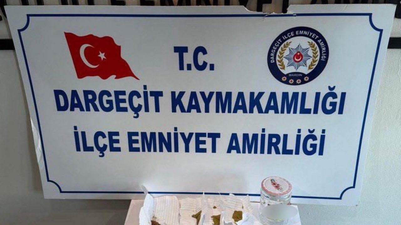 Mardin’deki uyuşturucu operasyonlarında 1 şüpheli yakalandı