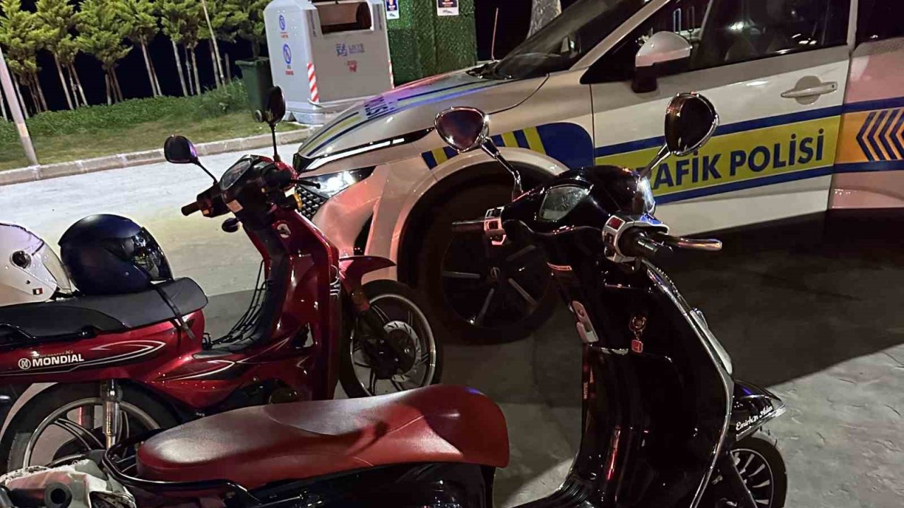 Ordu’da 3 motosiklete 128 bin 814 liralık ceza