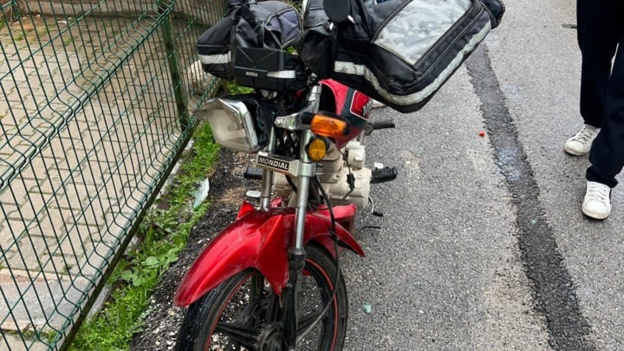 Bilecik’te hafif ticari araç ile motosiklet çarpıştı; 1 yaralı