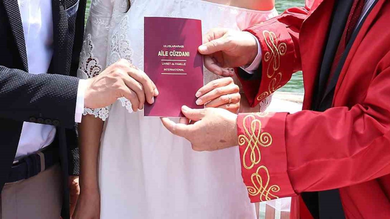 Zonguldak’ta 2025 yılında 3 bin 493 çift dünyaevine girdi