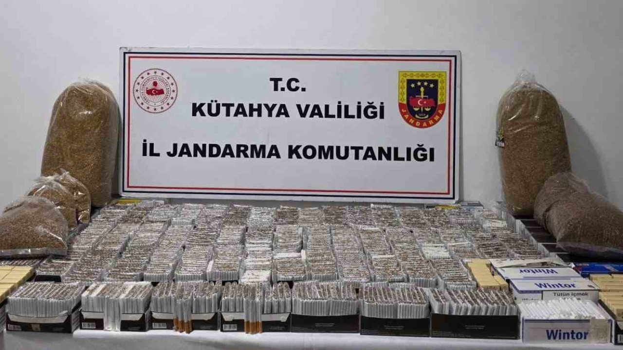 Kütahya’da jandarmadan kaçakçılık operasyonu