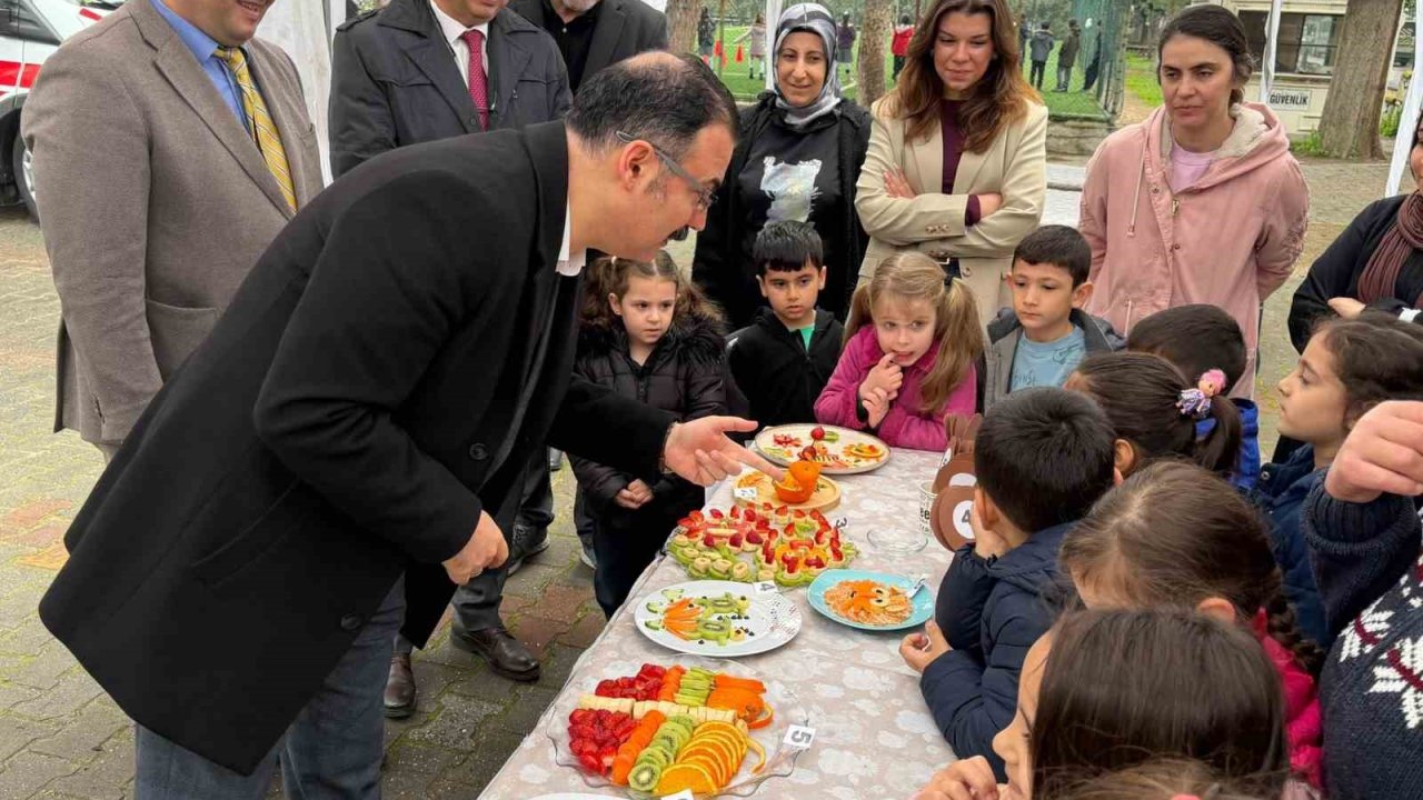 Sultanhisarlı öğrencilere sağlıklı beslenme anlatıldı