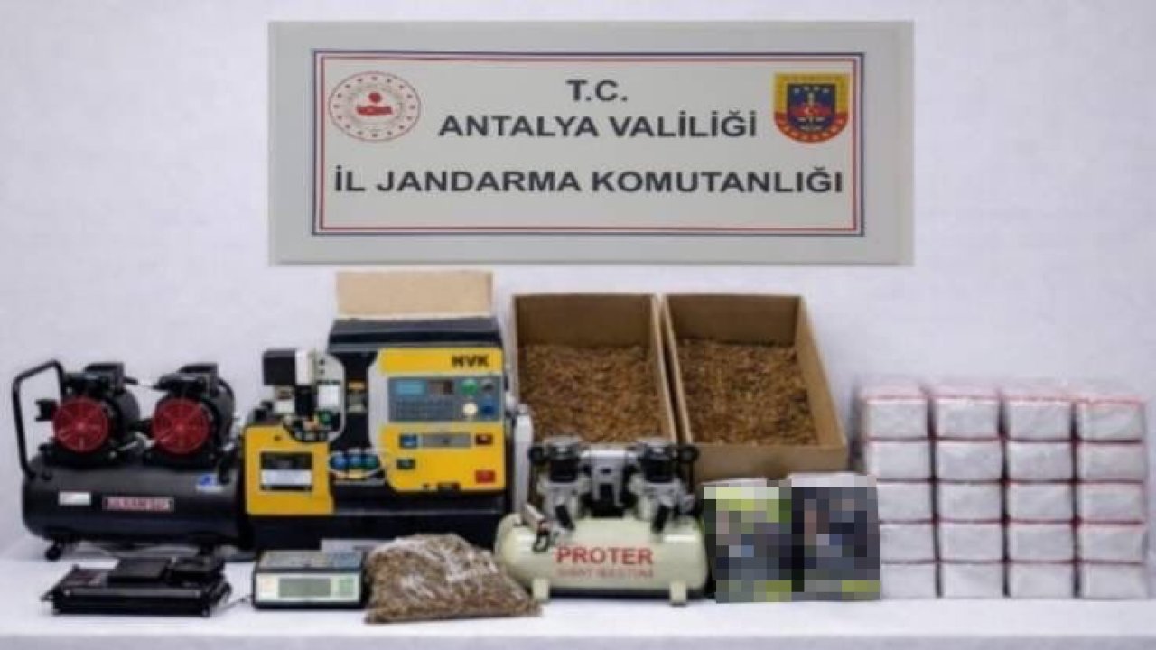 Alanya’da 17 kilogram kıyılmış tütün ele geçirildi