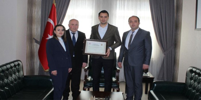 Vergi Haftası kapsamında Kaymakam Semiz’e ziyaret