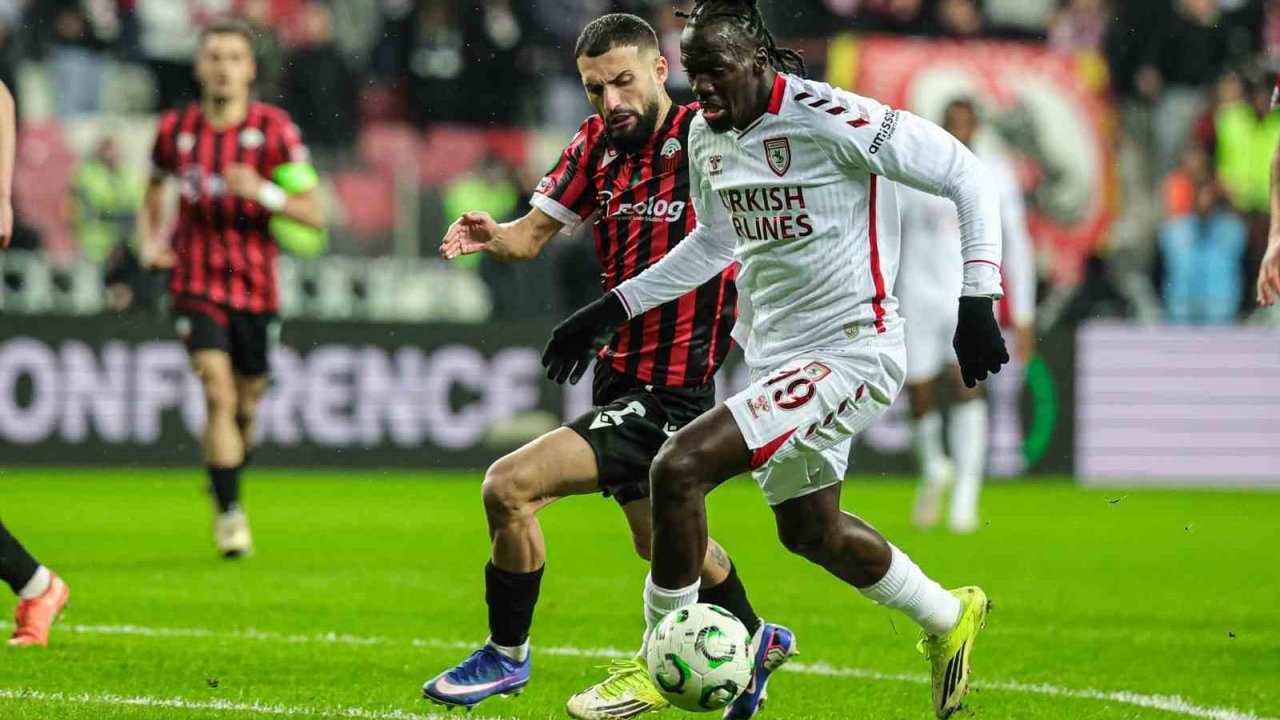 UEFA Konferans Ligi: Samsunspor: 0 - Shkendija: 0 (İlk yarı)