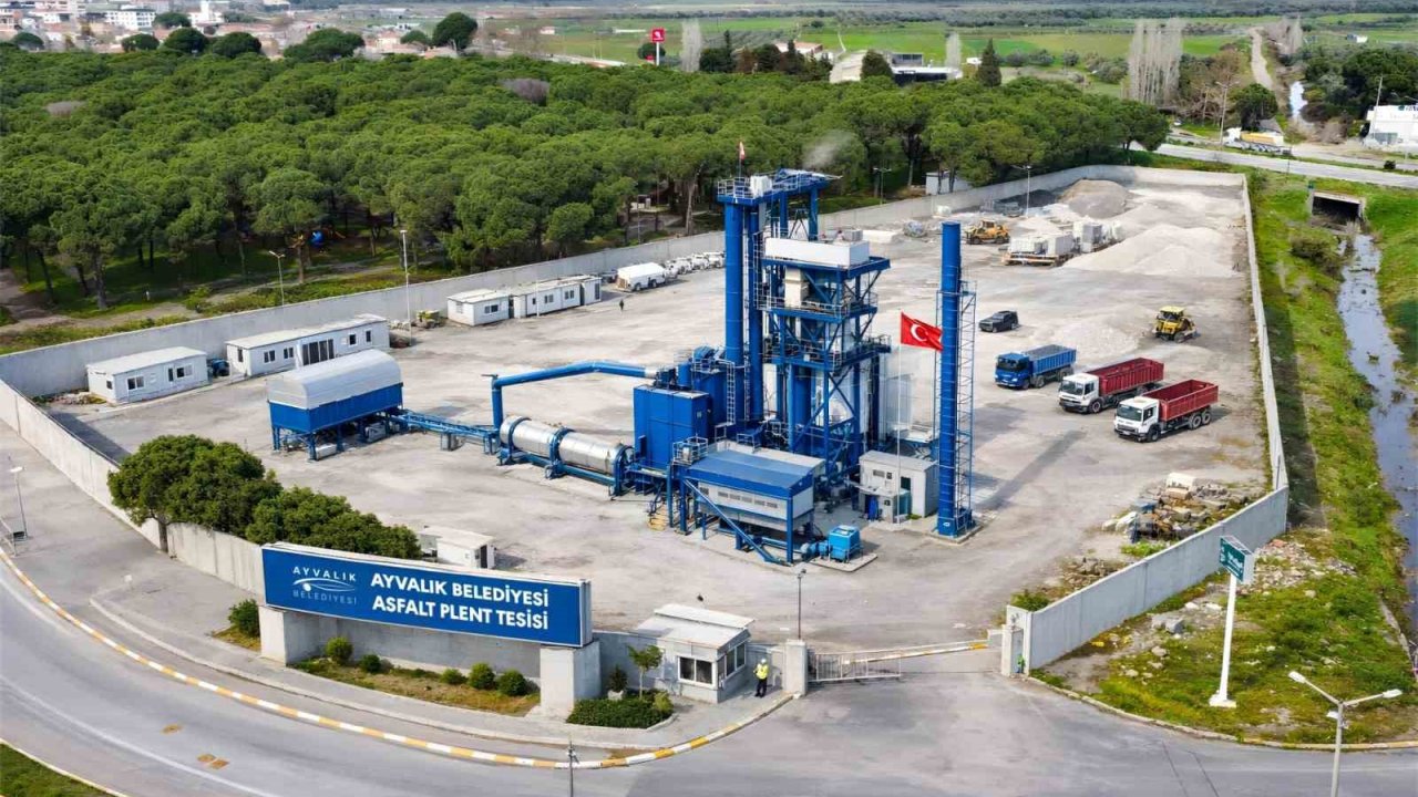Ayvalık asfaltını artık kendi üretecek