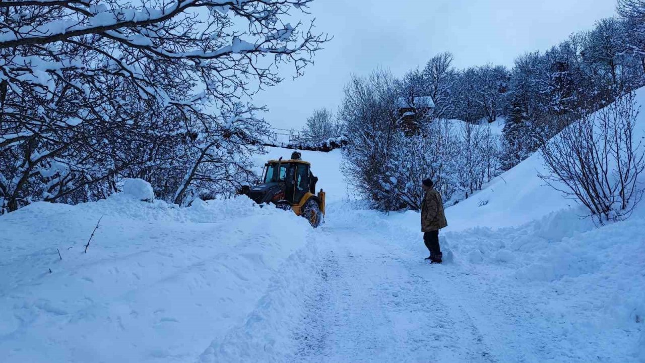 Artvin’de 80 köy yolu ulaşıma kapandı