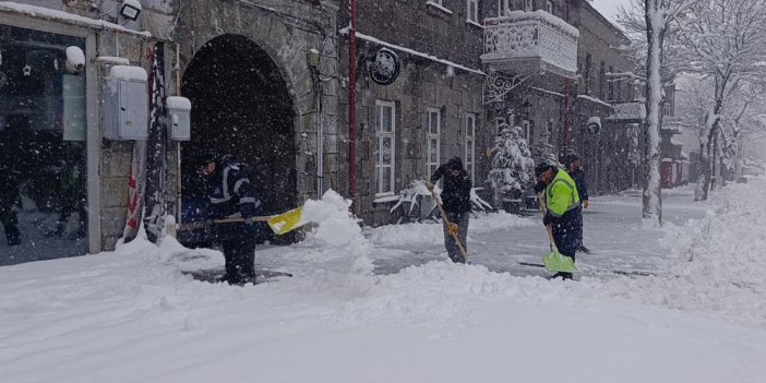 Kars’ta 212 köy yolu ulaşıma kapandı