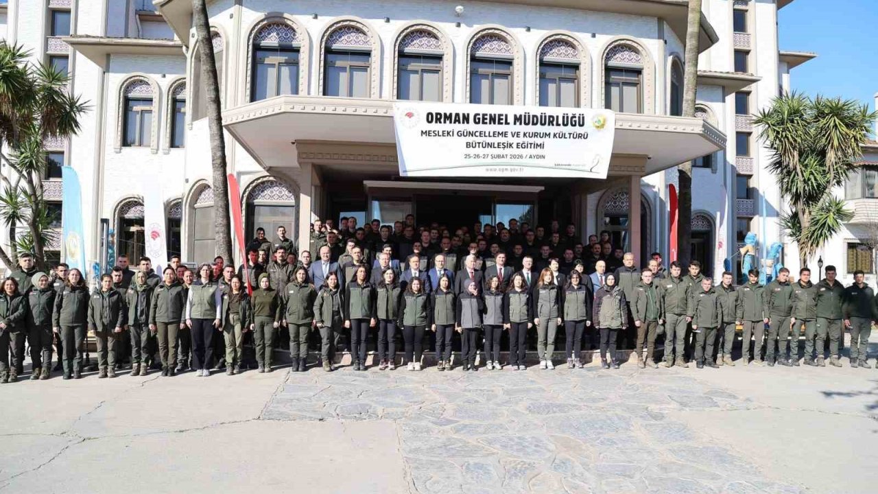 Orman ekiplerinin mesleki eğitim toplantısının ikincisi Aydın’da yapıldı