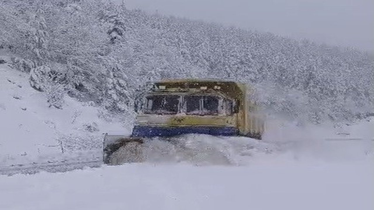 Sinop’u kar vurdu: 42 köy yolu kapalı