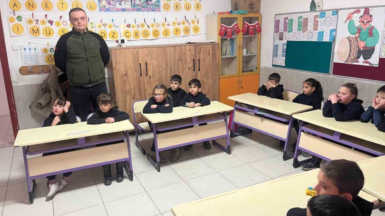 Pazarlar ilçesinde minik öğrencilere "Yeşil Vatan" eğitimi