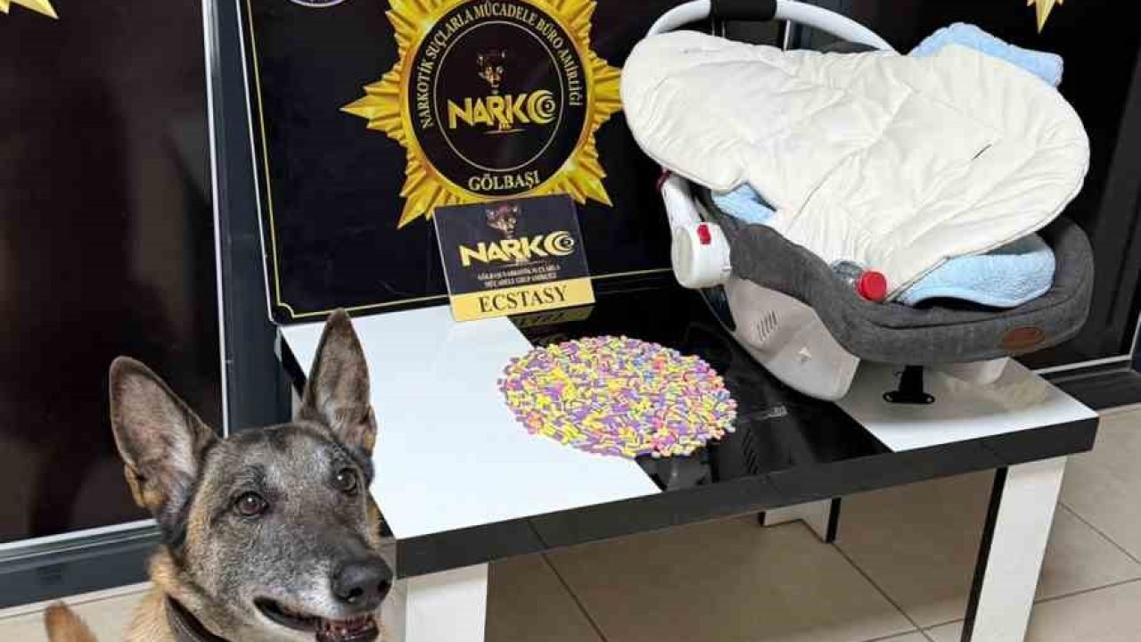 Bebek pusetinde 757 adet uyuşturucu hap ele geçirildi