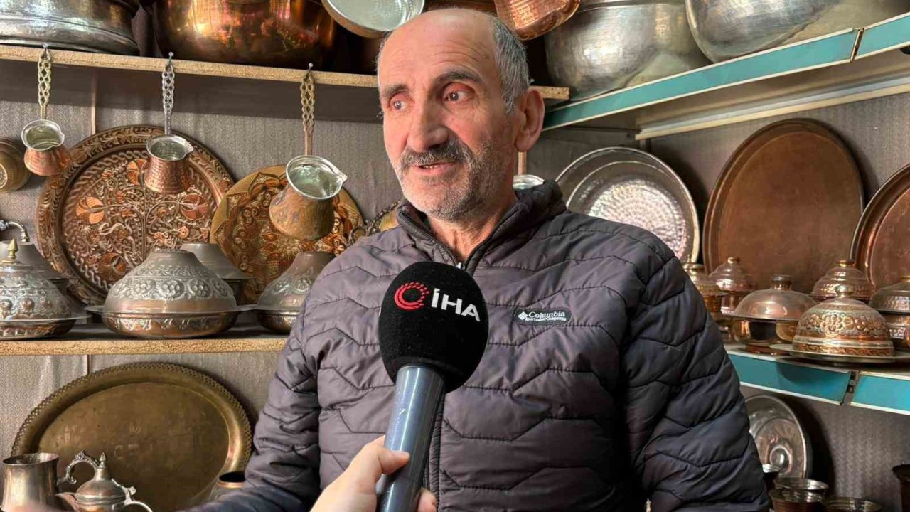 Başkent’in son bakır ustalarından Aytekin Küçük: "Bakıra talep çok ama yetişecek çırak yok"