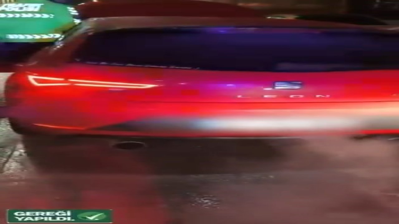 Abart egzoz bulunan 81 araç trafikten men edildi: 901 bin lira ceza