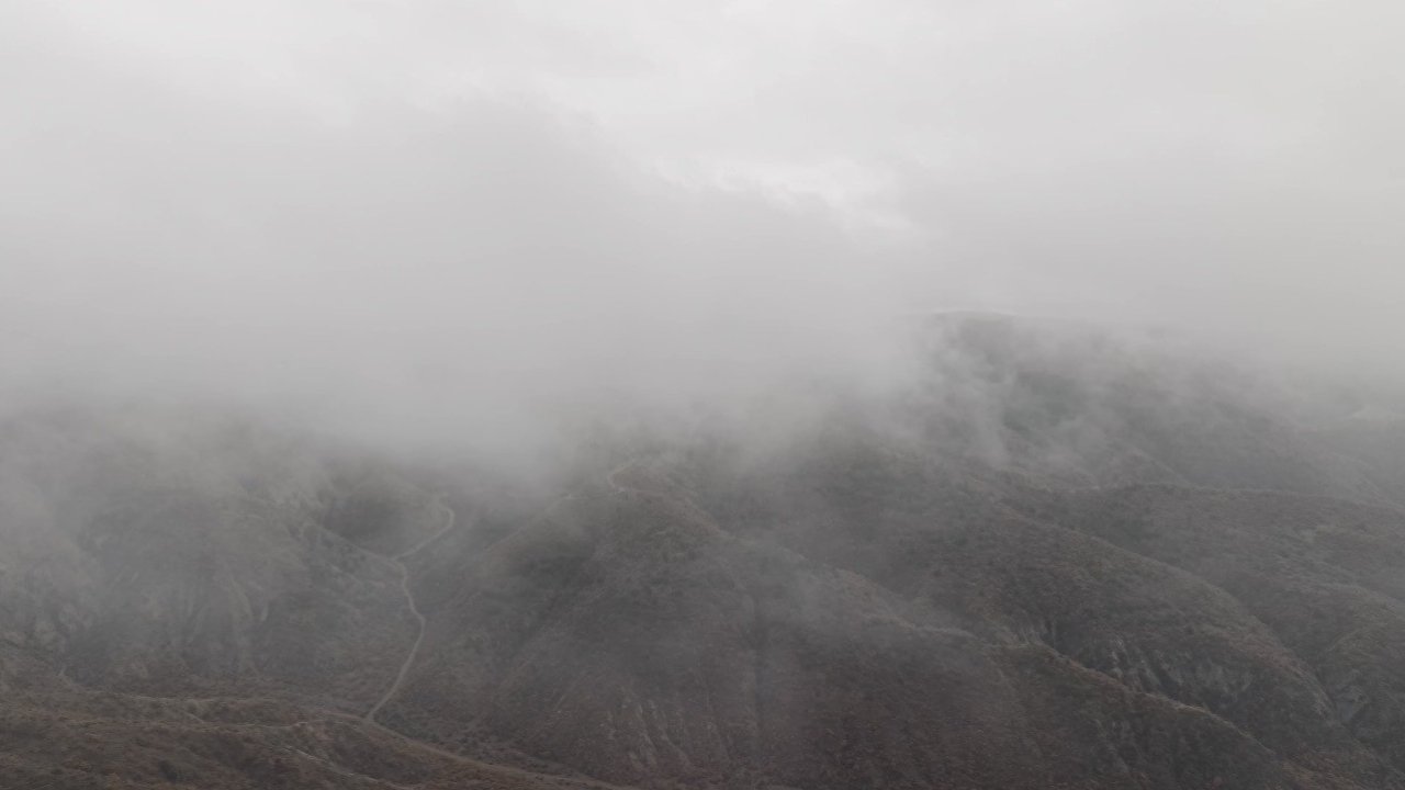 Çankırı’da sis etkili oldu