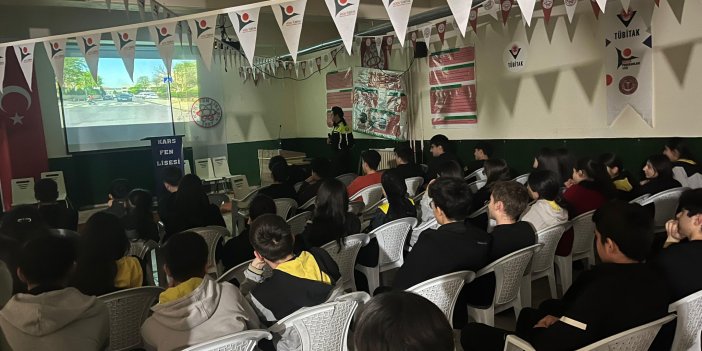 Kars’ta öğrencilere trafik bilinci eğitimi