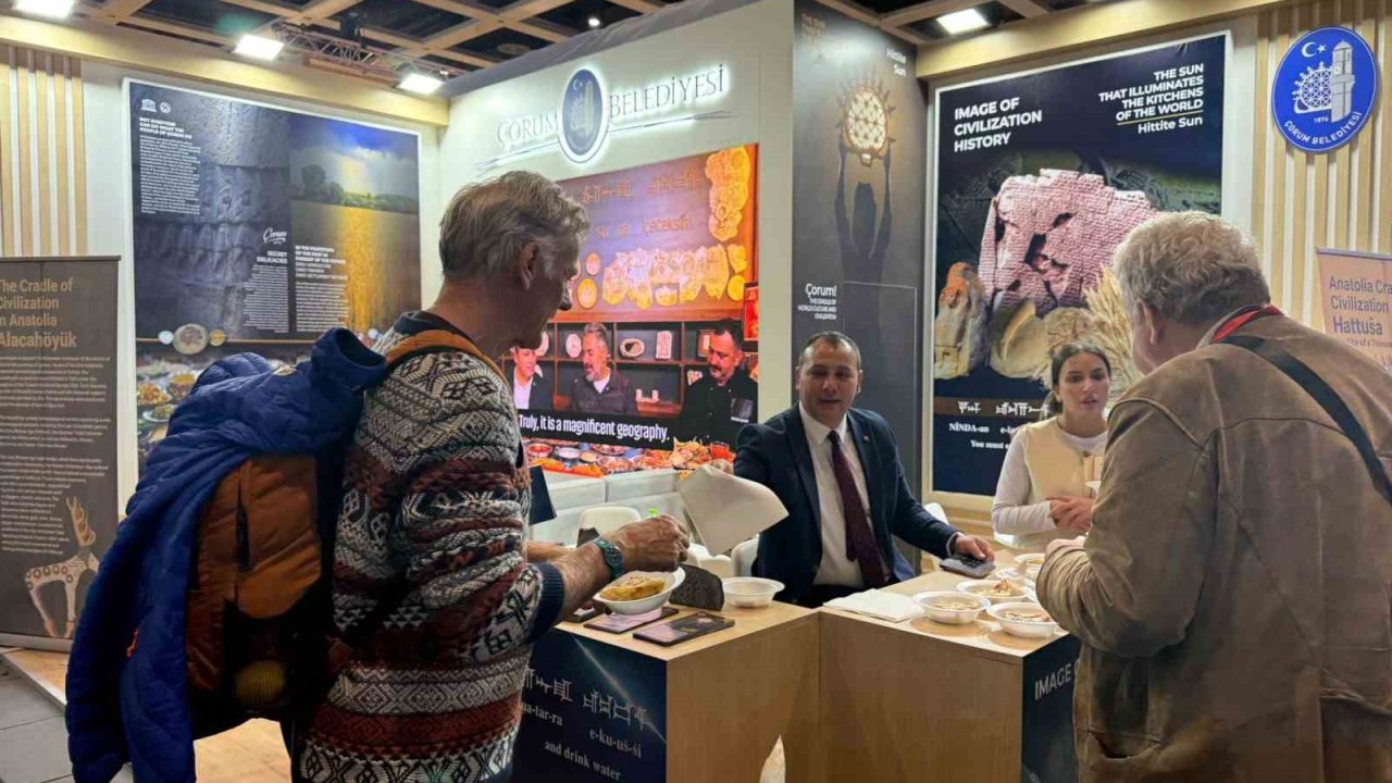 Çorum Belediyesi standına Berlin’de yoğun ilgi