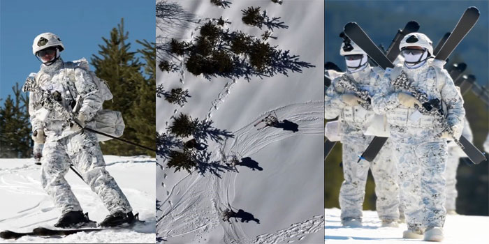 MSB komandoların Sarıkamış'ta dondurucu soğuktaki tatbikatını paylaştı