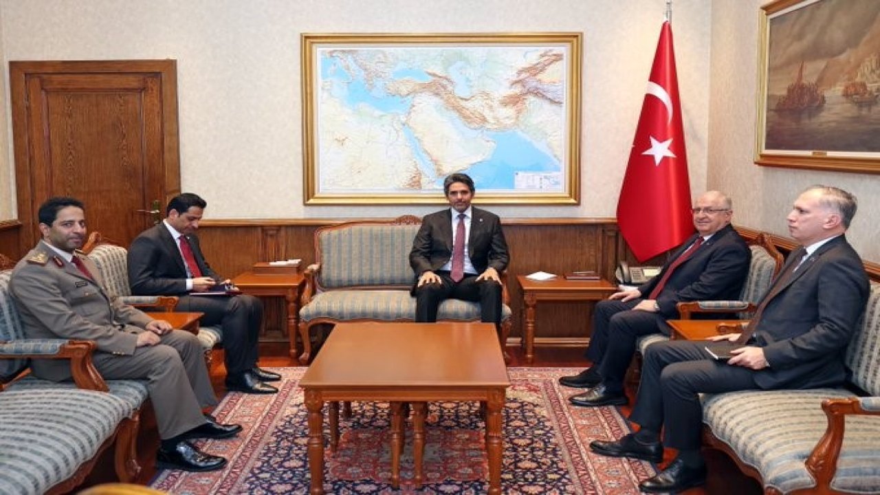 Bakan Güler, Katar Ankara Büyükelçisi Al-Henzab’ı kabul etti