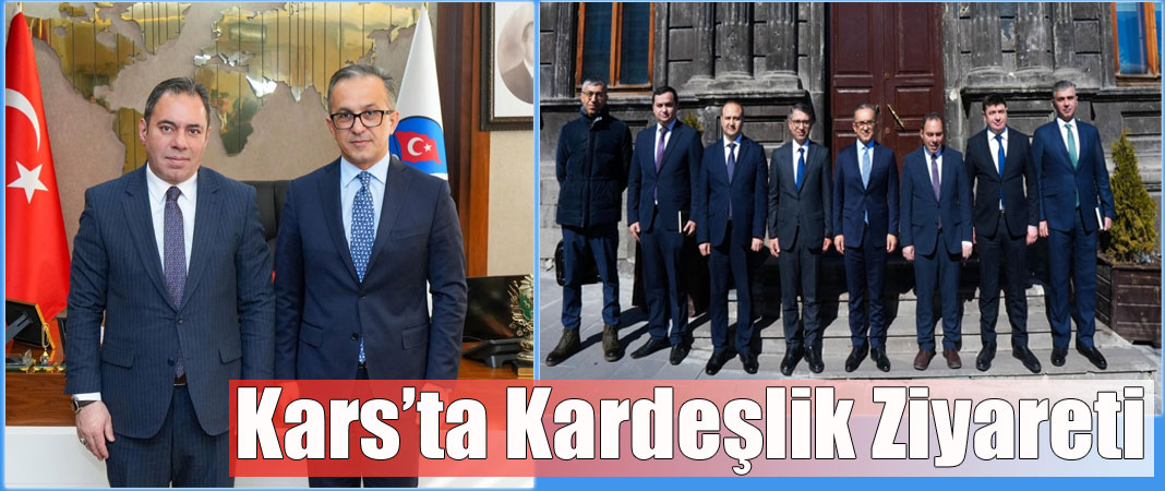 Kars Belediye Başkanı Ötüken Senger, Azerbaycan heyetini ağırladı