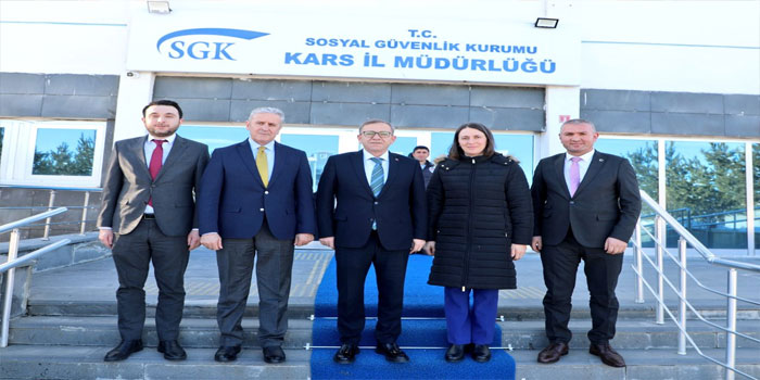 Vali Ziya Polat’tan SGK İl Müdürlüğü’ne ziyaret