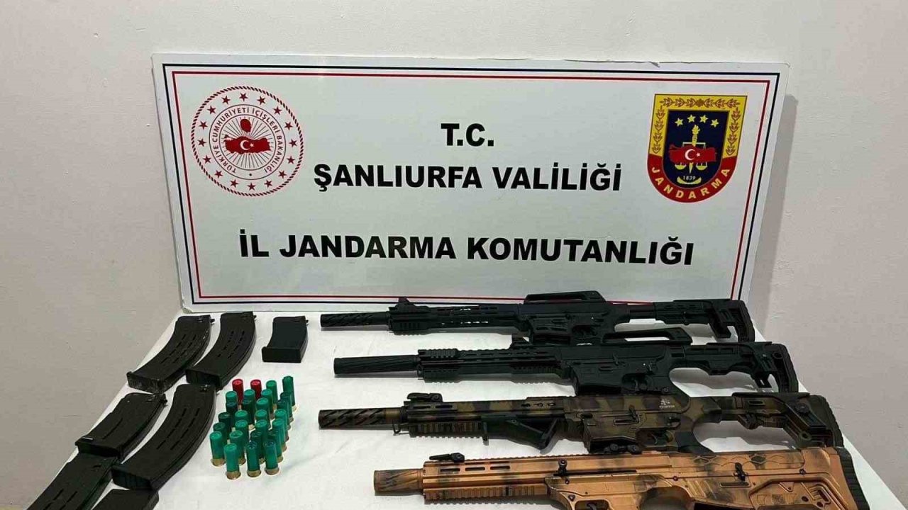 Şanlıurfa’da silah kaçakçılığı operasyonu: 3 gözaltı