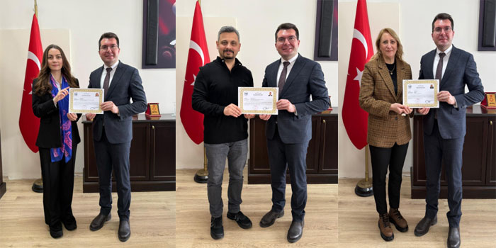 Kars'ta Sağlık Çalışanlarına Başarı Belgesi Takdim Edildi