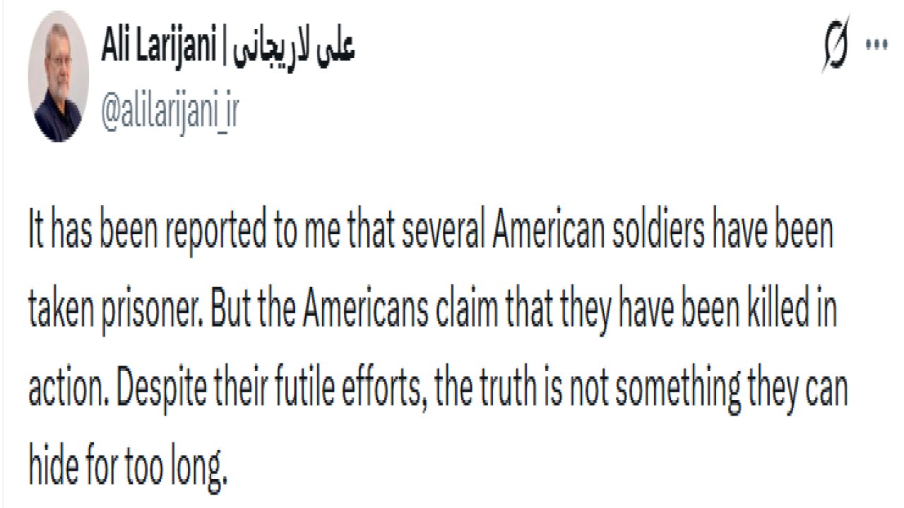 İran’dan esir asker açıklaması geldi, ABD yalanladı