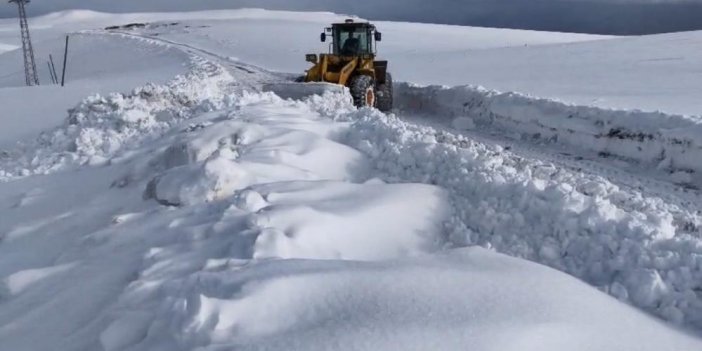 Kars'ta 25 köy yolu ulaşıma kapandı