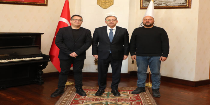 Kars Valisi Ziya Polat, Veliaht dizisi ekibini kabul etti