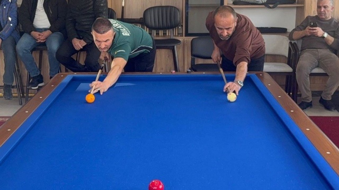 Hakkâri’de ‘Üç Bant Bilardo Turnuvası’ başladı