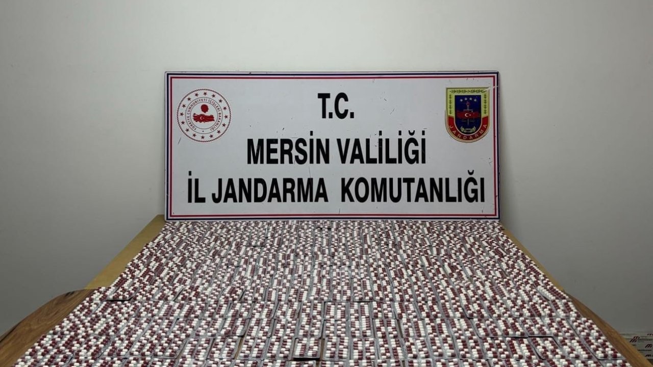 Mersin’de 5 binden fazla sentetik hapla yakalanan şüpheli tutuklandı