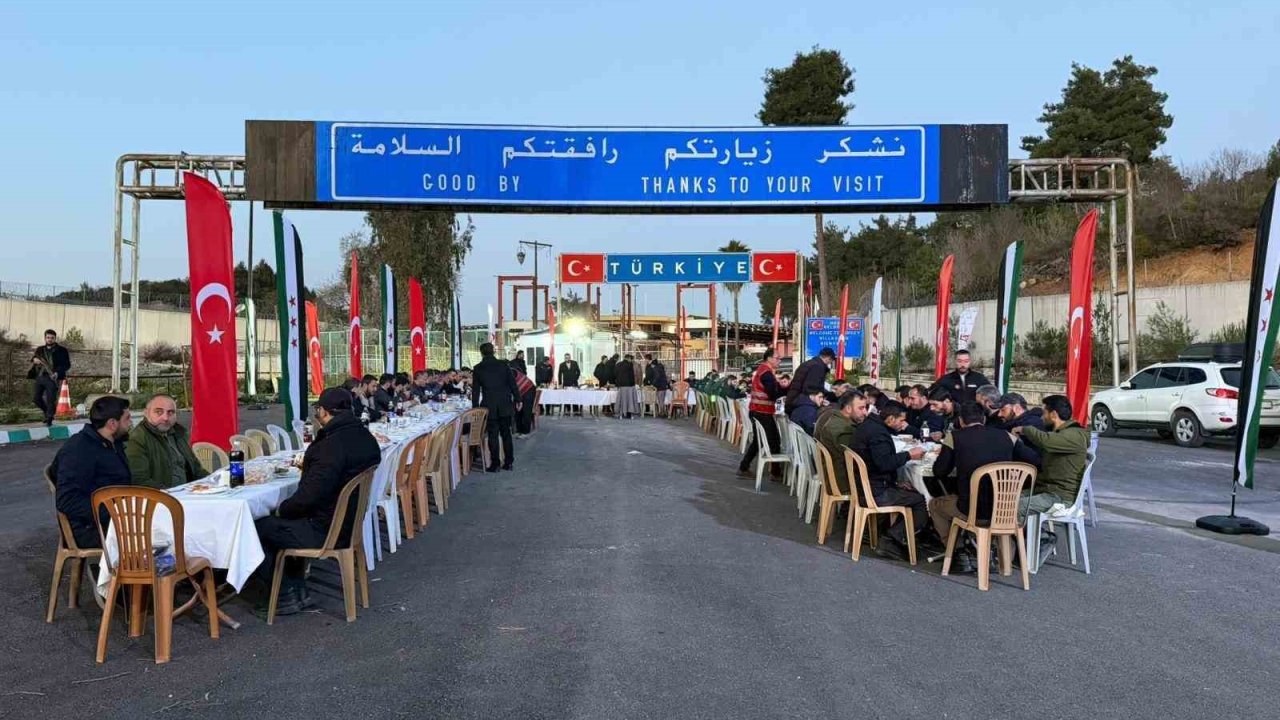 Yayladağı Gümrük Kapısı’nda dostluk iftarı