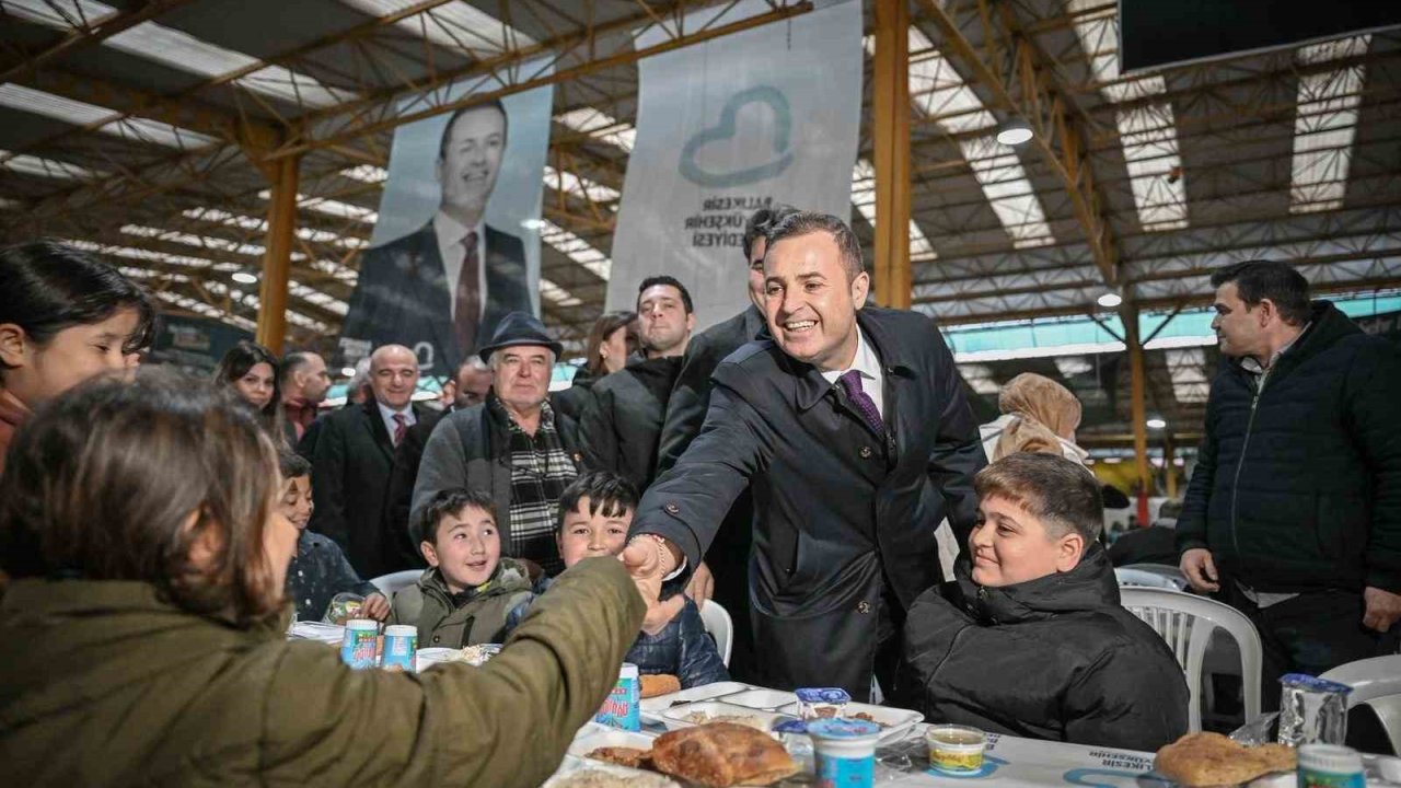 Başkan Akın Havranlı hemşehrileriyle aynı sofrada buluştu