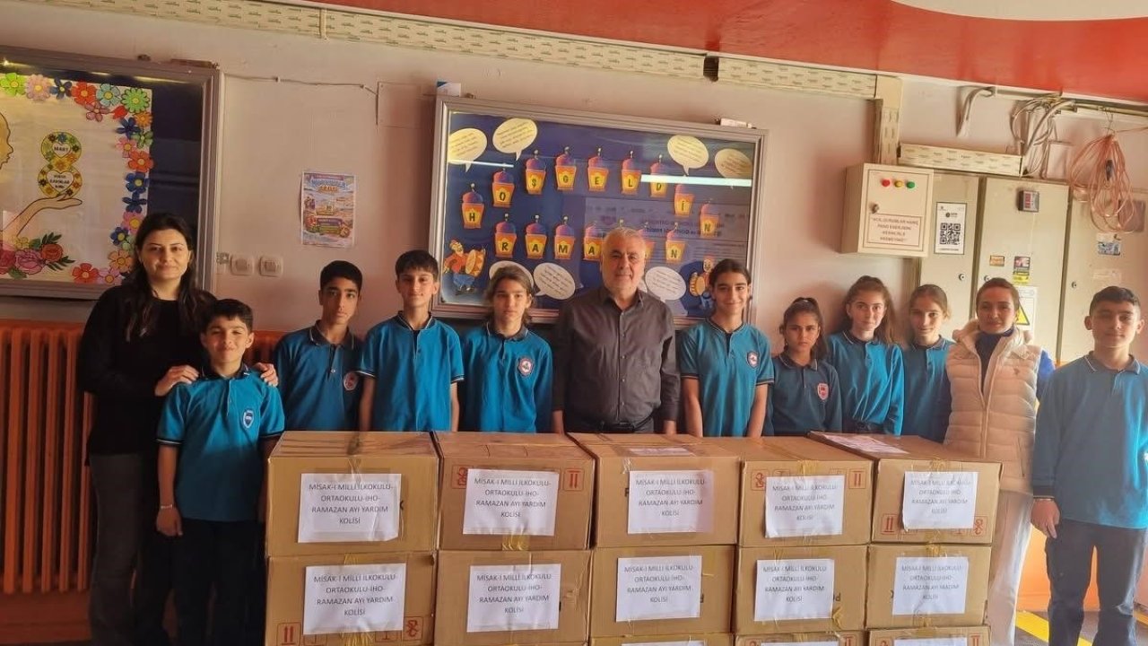 Salihli’de öğrencilerden Ramazan’da dayanışma örneği