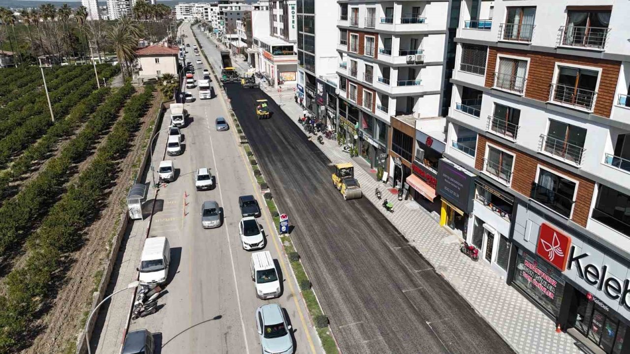 Dörtyol’da beton asfalt çalışmaları hız kazandı