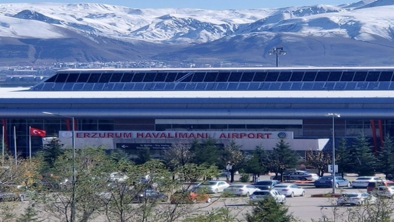 Erzurum Havalimanı’nda Şubat ayında 109 bin 611 yolcuya hizmet verildi