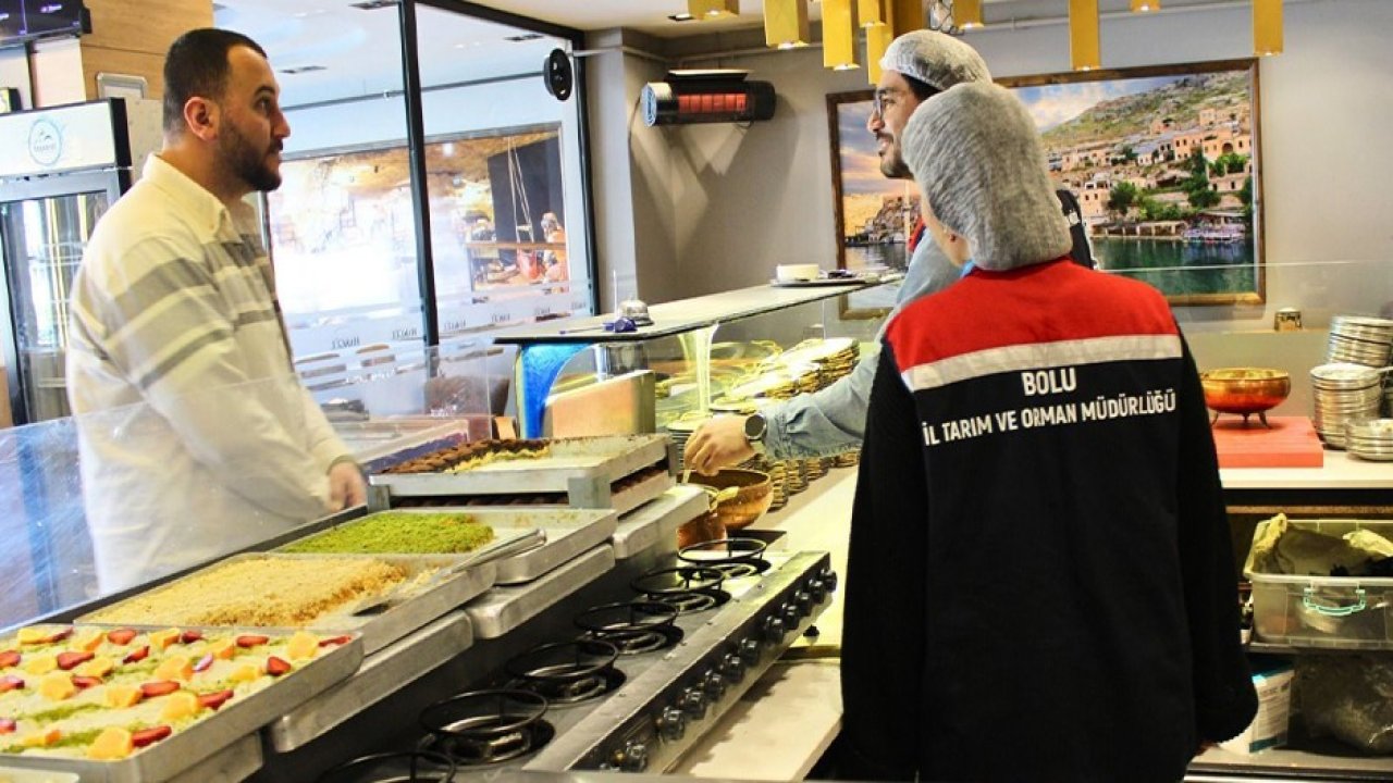 Bolu’da Ramazan Bayramı öncesi gıda denetimi