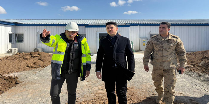 Kaymakam Kahraman Tren Hattı Şantiyesini İnceledi