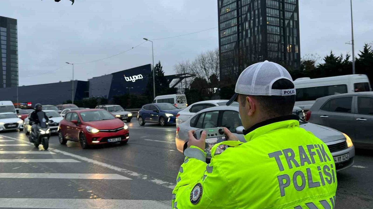 Ümraniye’de dron destekli "kaynak" uygulaması gerçekleştirildi