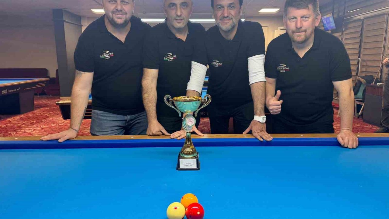 Bölgesel 3 bant bilardo kulüpler ligi Düzce’de tamamlandı