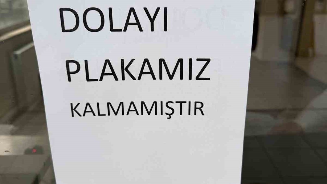 APP plaka yoğunluğundan plakalar tükendi
