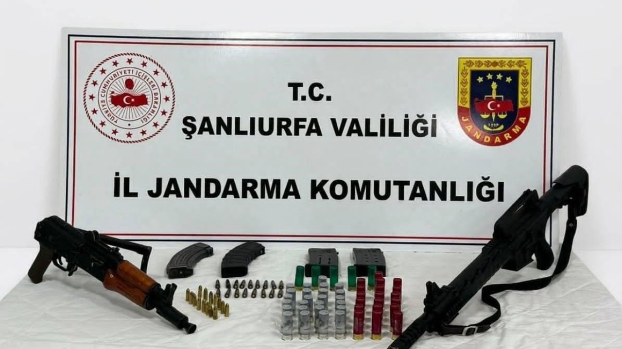 Şanlıurfa’da ruhsatsız silah operasyonu: 1 gözaltı