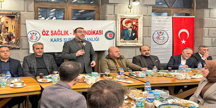 AK Parti Kars Milletvekili Adem Çalkın, Öz-İş Sendikası İftarına Katıldı
