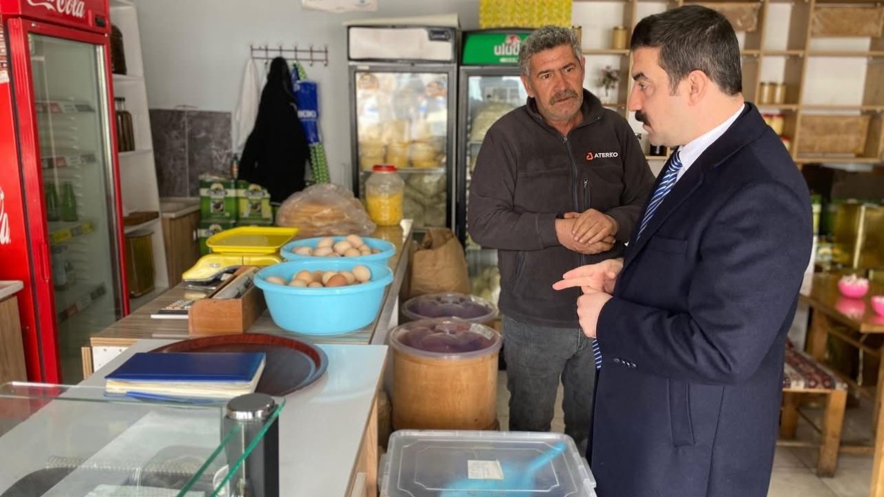 Kaymakam Akköz’den Arpaçay’da esnaf ziyareti