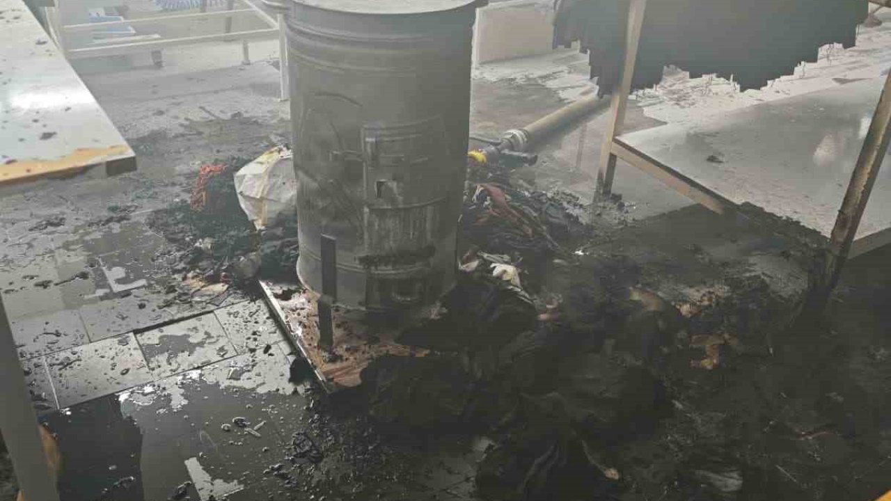 Bilecik’te bir tekstil atölyesinde çıkan yangın korkuttu