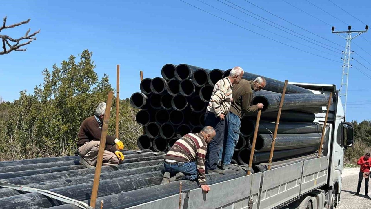 Muğla’da kapalı sistem modern sulama projesi hayata geçiyor