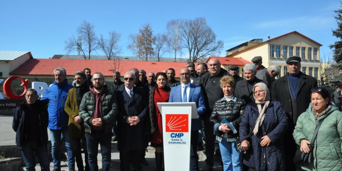 Kars CHP’den Tutuklamalara Protesto
