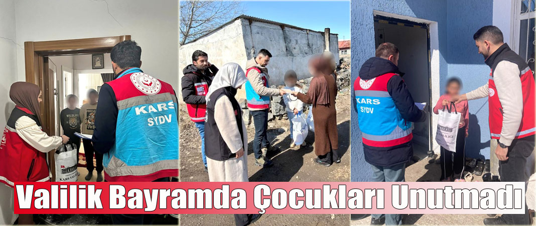 Kars Valiliğinden Çocuklara Bayram Hediyesi