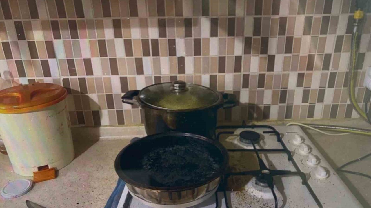 Ocakta unutulan yemek kadının ölümüne neden oldu